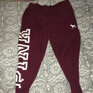 Pink joggers
